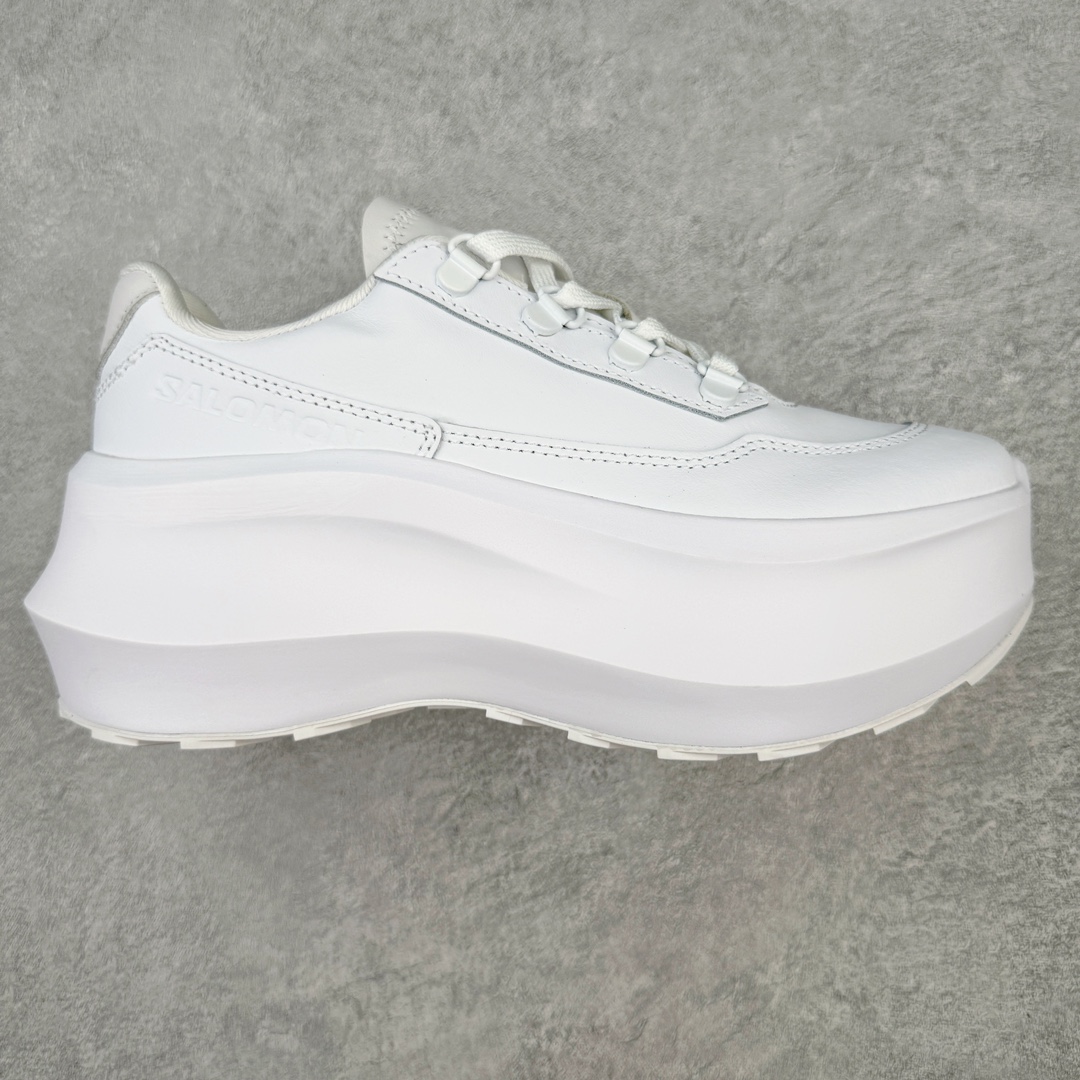 ＃绿X Comme des Garçons x SALOMON SR811 Leather Platform CDG联名萨洛蒙防滑耐磨低帮运动休闲鞋老爹鞋 纯原外贸平台特供订单 全套原纸板楦头开发 原厂特供网布配套加持 确保原汁原味 完美呈现版型 原档数据独家私模大底 原装Ortholite轻量化鞋垫 中底布带钢印编号 原厂TPU锁扣 进口港宝加持 后跟自然饱满 还原公司包裹性 穿着者可以轻松驾驭户外与通勤下的任何运动生活场景 无缝鞋身户外随意纵横 颜值与脚感兼备 出街通勤 绝对非常吸睛 你值得拥有 尺码：36 36.5 37.5 38 38.5 39 40-选品中心