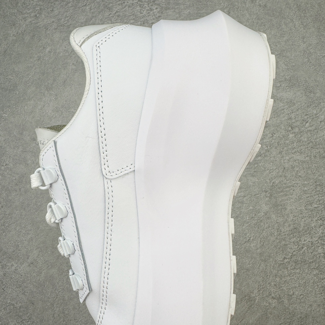 图片[7]-＃绿X Comme des Garçons x SALOMON SR811 Leather Platform CDG联名萨洛蒙防滑耐磨低帮运动休闲鞋老爹鞋 纯原外贸平台特供订单 全套原纸板楦头开发 原厂特供网布配套加持 确保原汁原味 完美呈现版型 原档数据独家私模大底 原装Ortholite轻量化鞋垫 中底布带钢印编号 原厂TPU锁扣 进口港宝加持 后跟自然饱满 还原公司包裹性 穿着者可以轻松驾驭户外与通勤下的任何运动生活场景 无缝鞋身户外随意纵横 颜值与脚感兼备 出街通勤 绝对非常吸睛 你值得拥有 尺码：36 36.5 37.5 38 38.5 39 40-选品中心