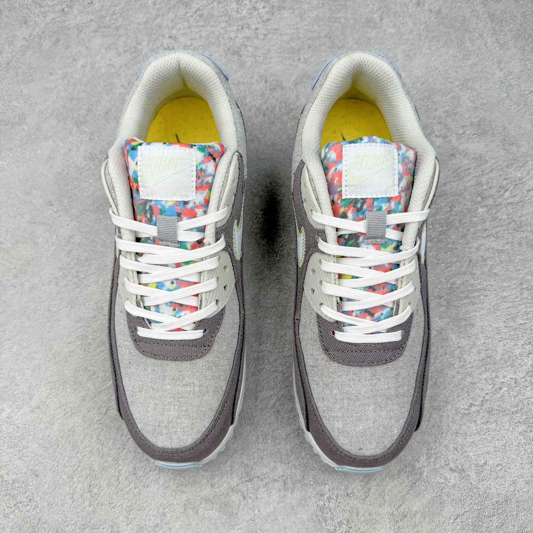 图片[2]-＃MX版 NK Air MAX 90 气垫复古减震跑步鞋 CK6467-001 经典重温 独家陆续补货 外单专供大厂出品 品质稳定 一百余色 终端操作 Air Max 90于1990年推出 来自Air Max系列 在Air Max 1的基础上改进而得 增加了气垫面积 外型上也更为流线 最特別的就是加入了菱纹塑胶嵌板 为Air Max 90增添了许多潮流气息 皮革鞋面 造就出色耐穿性和支撑力 Max Air缓震配置搭配泡棉中底 令Air Max 90轻盈而舒适 华夫格橡胶外底 铸就Air Max 90非凡的抓地力 而Air Max 90不仅是一双跑鞋 它成功跨越了时间的演进 成为了球鞋文化与潮流圈中最熟为人知的鞋款之一 尺码：36 36.5 37.5 38 38.5 39 40 40.5 41 42 42.5 43 44 44.5 45-选品中心