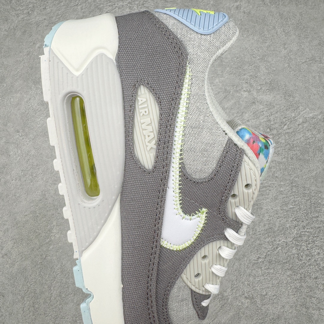 图片[6]-＃MX版 NK Air MAX 90 气垫复古减震跑步鞋 CK6467-001 经典重温 独家陆续补货 外单专供大厂出品 品质稳定 一百余色 终端操作 Air Max 90于1990年推出 来自Air Max系列 在Air Max 1的基础上改进而得 增加了气垫面积 外型上也更为流线 最特別的就是加入了菱纹塑胶嵌板 为Air Max 90增添了许多潮流气息 皮革鞋面 造就出色耐穿性和支撑力 Max Air缓震配置搭配泡棉中底 令Air Max 90轻盈而舒适 华夫格橡胶外底 铸就Air Max 90非凡的抓地力 而Air Max 90不仅是一双跑鞋 它成功跨越了时间的演进 成为了球鞋文化与潮流圈中最熟为人知的鞋款之一 尺码：36 36.5 37.5 38 38.5 39 40 40.5 41 42 42.5 43 44 44.5 45-选品中心