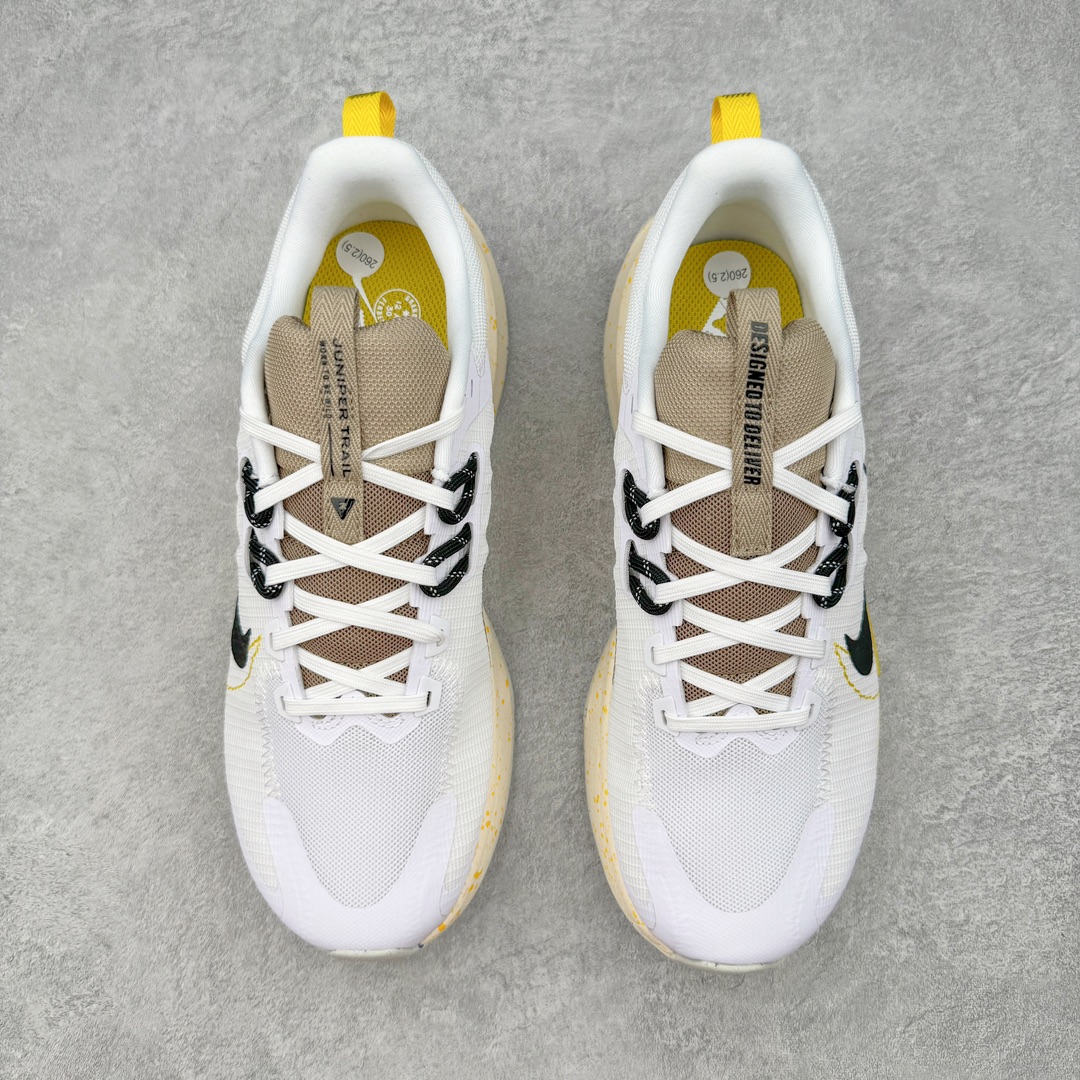 图片[2]-＃纯原福利 NK Juniper Trail 2 Next Nature 朱尼珀2代系列低帮户外轻量透气休闲运动越野跑鞋 DM0822-101 原楦开发纸版楦型 采用Flywire飞线与鞋带相结合鞋面材质 原楦原纸版数据开发版型 内里嵌入定型海绵 全新缓震EVA科技物料中底 外置防滑耐磨锯齿橡胶大底 缔造稳固脚感 越野跑步鞋支撑力出众 为小径奔跑带来平稳顺畅的迈步体验 助你专注畅跑 鞋面采用耐穿材料 结合鞋底强劲抓地设计 让你在面对崎岖路况时依然能勇往直前 尺码：39 40 40.5 41 42 42.5 43 44 44.5 45-选品中心