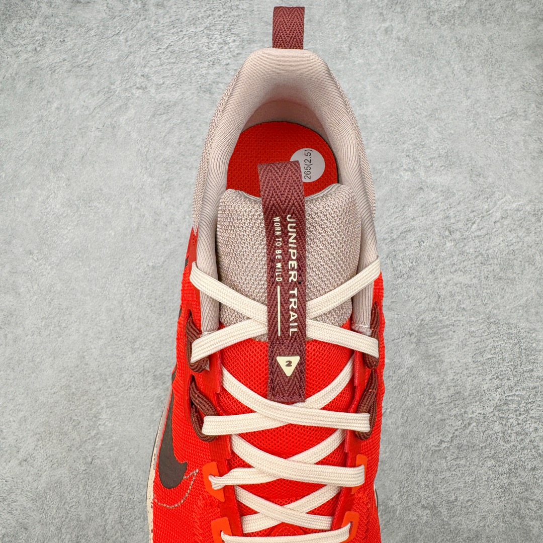 图片[5]-＃纯原福利 NK Juniper Trail 2 Next Nature 朱尼珀2代系列低帮户外轻量透气休闲运动越野跑鞋 DM0822-601 原楦开发纸版楦型 采用Flywire飞线与鞋带相结合鞋面材质 原楦原纸版数据开发版型 内里嵌入定型海绵 全新缓震EVA科技物料中底 外置防滑耐磨锯齿橡胶大底 缔造稳固脚感 越野跑步鞋支撑力出众 为小径奔跑带来平稳顺畅的迈步体验 助你专注畅跑 鞋面采用耐穿材料 结合鞋底强劲抓地设计 让你在面对崎岖路况时依然能勇往直前 尺码：39 40 40.5 41 42 42.5 43 44 44.5 45-选品中心