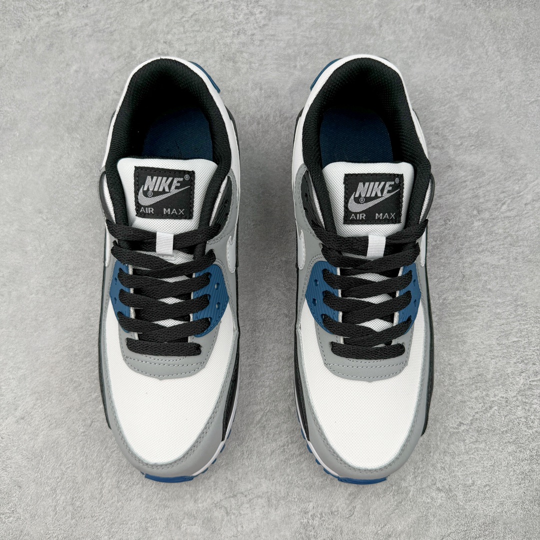 图片[2]-＃MX版 NK Air MAX 90 气垫复古减震跑步鞋 FB9658-002 经典重温 独家陆续补货 外单专供大厂出品 品质稳定 一百余色 终端操作 Air Max 90于1990年推出 来自Air Max系列 在Air Max 1的基础上改进而得 增加了气垫面积 外型上也更为流线 最特別的就是加入了菱纹塑胶嵌板 为Air Max 90增添了许多潮流气息 皮革鞋面 造就出色耐穿性和支撑力 Max Air缓震配置搭配泡棉中底 令Air Max 90轻盈而舒适 华夫格橡胶外底 铸就Air Max 90非凡的抓地力 而Air Max 90不仅是一双跑鞋 它成功跨越了时间的演进 成为了球鞋文化与潮流圈中最熟为人知的鞋款之一 尺码：36 36.5 37.5 38 38.5 39 40 40.5 41 42 42.5 43 44 44.5 45-选品中心