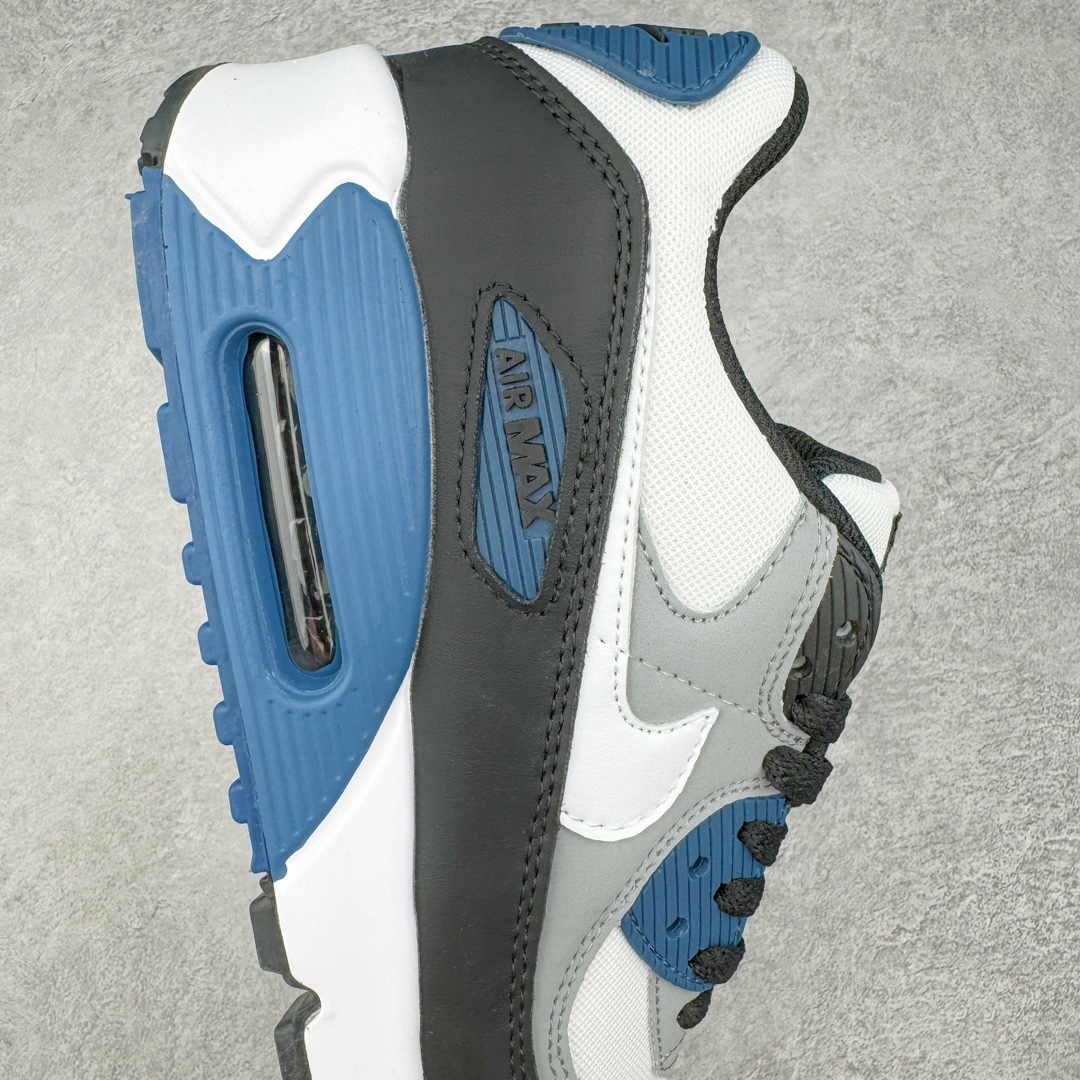 图片[6]-＃MX版 NK Air MAX 90 气垫复古减震跑步鞋 FB9658-002 经典重温 独家陆续补货 外单专供大厂出品 品质稳定 一百余色 终端操作 Air Max 90于1990年推出 来自Air Max系列 在Air Max 1的基础上改进而得 增加了气垫面积 外型上也更为流线 最特別的就是加入了菱纹塑胶嵌板 为Air Max 90增添了许多潮流气息 皮革鞋面 造就出色耐穿性和支撑力 Max Air缓震配置搭配泡棉中底 令Air Max 90轻盈而舒适 华夫格橡胶外底 铸就Air Max 90非凡的抓地力 而Air Max 90不仅是一双跑鞋 它成功跨越了时间的演进 成为了球鞋文化与潮流圈中最熟为人知的鞋款之一 尺码：36 36.5 37.5 38 38.5 39 40 40.5 41 42 42.5 43 44 44.5 45-选品中心