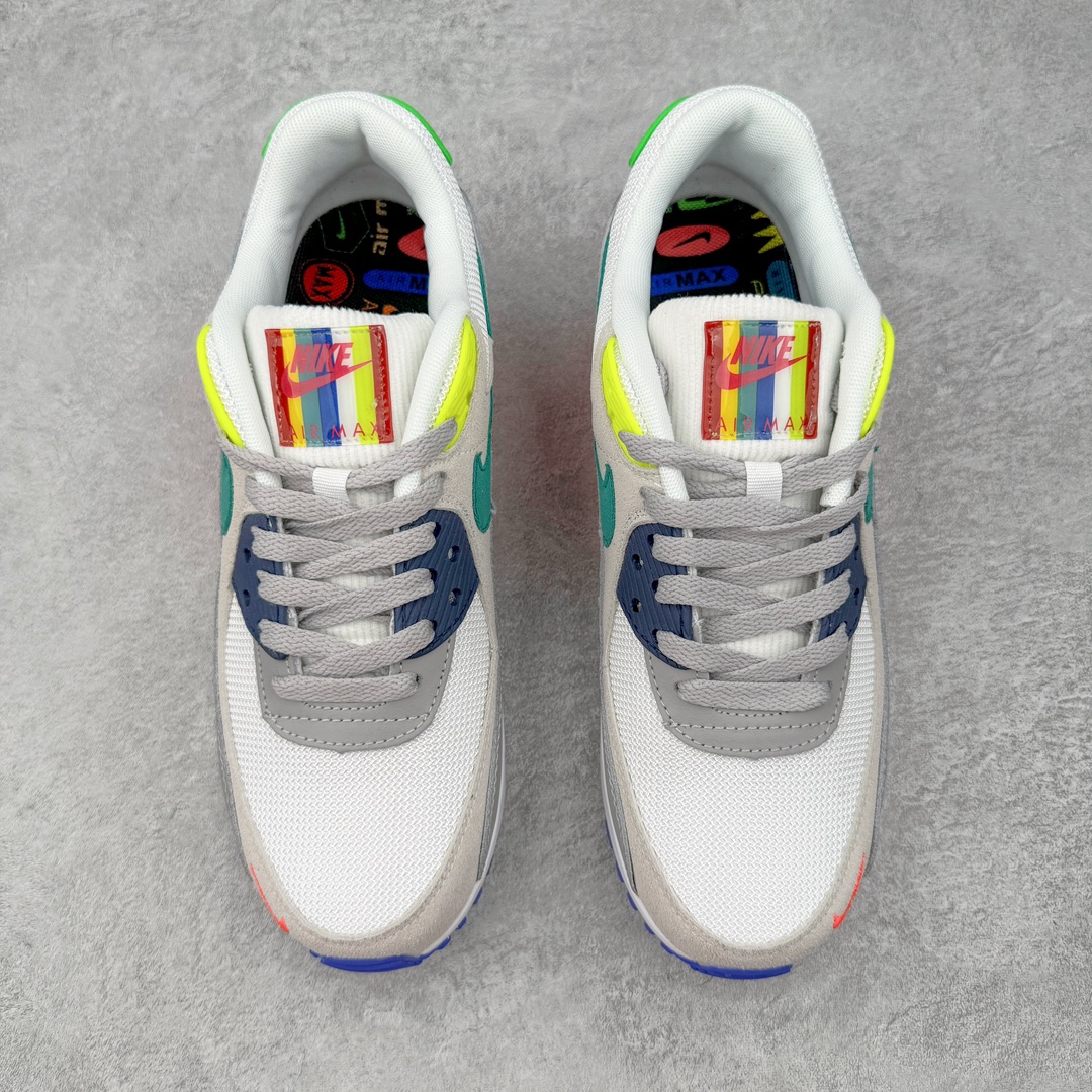 图片[2]-＃MX版 NK Air MAX 90 气垫复古减震跑步鞋 DA5562-001 经典重温 独家陆续补货 外单专供大厂出品 品质稳定 一百余色 终端操作 Air Max 90于1990年推出 来自Air Max系列 在Air Max 1的基础上改进而得 增加了气垫面积 外型上也更为流线 最特別的就是加入了菱纹塑胶嵌板 为Air Max 90增添了许多潮流气息 皮革鞋面 造就出色耐穿性和支撑力 Max Air缓震配置搭配泡棉中底 令Air Max 90轻盈而舒适 华夫格橡胶外底 铸就Air Max 90非凡的抓地力 而Air Max 90不仅是一双跑鞋 它成功跨越了时间的演进 成为了球鞋文化与潮流圈中最熟为人知的鞋款之一 尺码：36 36.5 37.5 38 38.5 39 40 40.5 41 42 42.5 43 44 44.5 45-选品中心