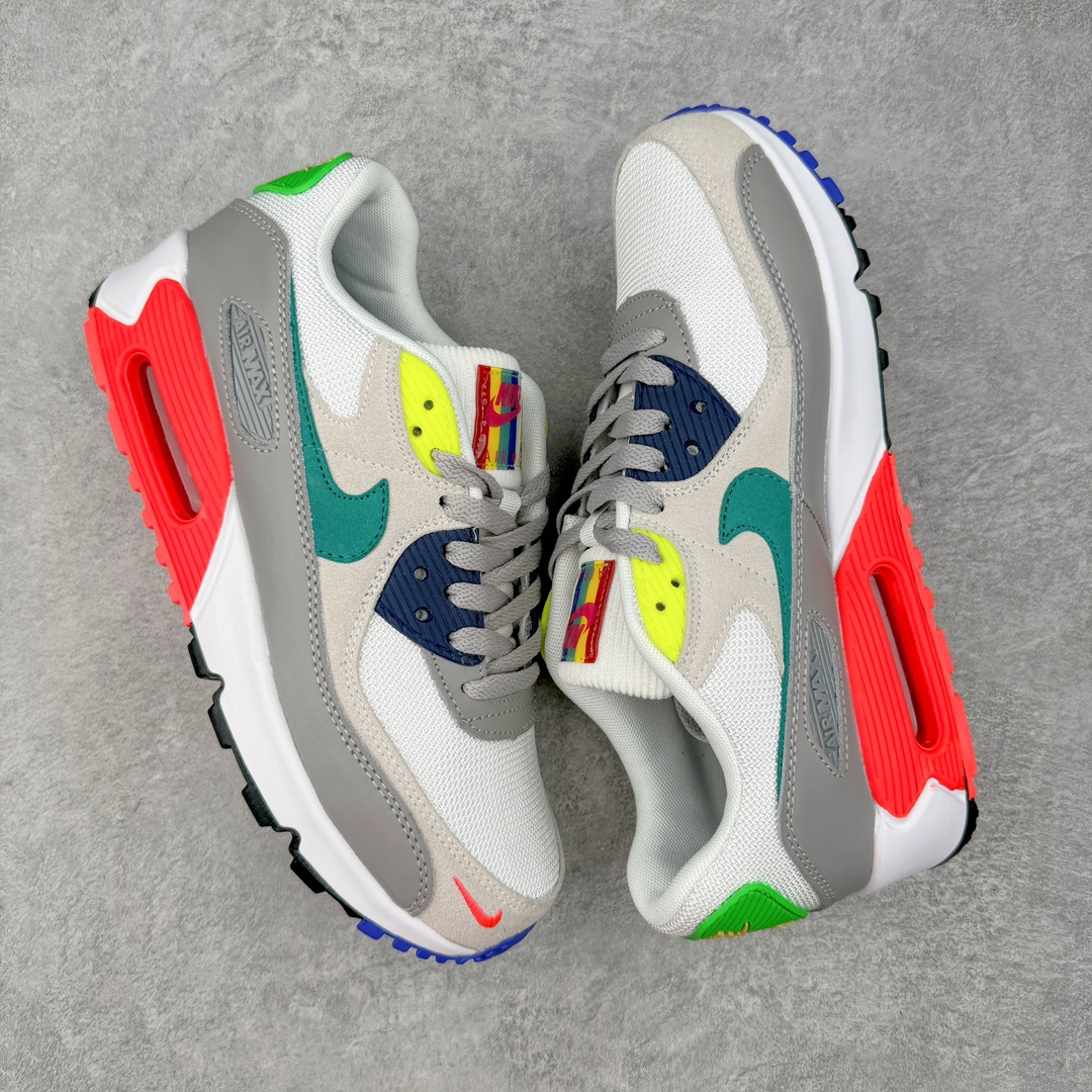 图片[3]-＃MX版 NK Air MAX 90 气垫复古减震跑步鞋 DA5562-001 经典重温 独家陆续补货 外单专供大厂出品 品质稳定 一百余色 终端操作 Air Max 90于1990年推出 来自Air Max系列 在Air Max 1的基础上改进而得 增加了气垫面积 外型上也更为流线 最特別的就是加入了菱纹塑胶嵌板 为Air Max 90增添了许多潮流气息 皮革鞋面 造就出色耐穿性和支撑力 Max Air缓震配置搭配泡棉中底 令Air Max 90轻盈而舒适 华夫格橡胶外底 铸就Air Max 90非凡的抓地力 而Air Max 90不仅是一双跑鞋 它成功跨越了时间的演进 成为了球鞋文化与潮流圈中最熟为人知的鞋款之一 尺码：36 36.5 37.5 38 38.5 39 40 40.5 41 42 42.5 43 44 44.5 45-选品中心