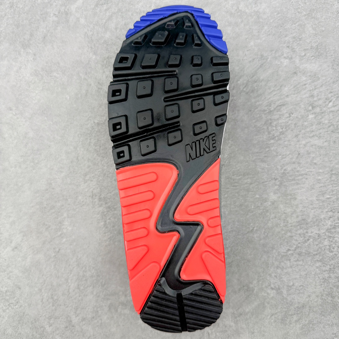 图片[9]-＃MX版 NK Air MAX 90 气垫复古减震跑步鞋 DA5562-001 经典重温 独家陆续补货 外单专供大厂出品 品质稳定 一百余色 终端操作 Air Max 90于1990年推出 来自Air Max系列 在Air Max 1的基础上改进而得 增加了气垫面积 外型上也更为流线 最特別的就是加入了菱纹塑胶嵌板 为Air Max 90增添了许多潮流气息 皮革鞋面 造就出色耐穿性和支撑力 Max Air缓震配置搭配泡棉中底 令Air Max 90轻盈而舒适 华夫格橡胶外底 铸就Air Max 90非凡的抓地力 而Air Max 90不仅是一双跑鞋 它成功跨越了时间的演进 成为了球鞋文化与潮流圈中最熟为人知的鞋款之一 尺码：36 36.5 37.5 38 38.5 39 40 40.5 41 42 42.5 43 44 44.5 45-选品中心