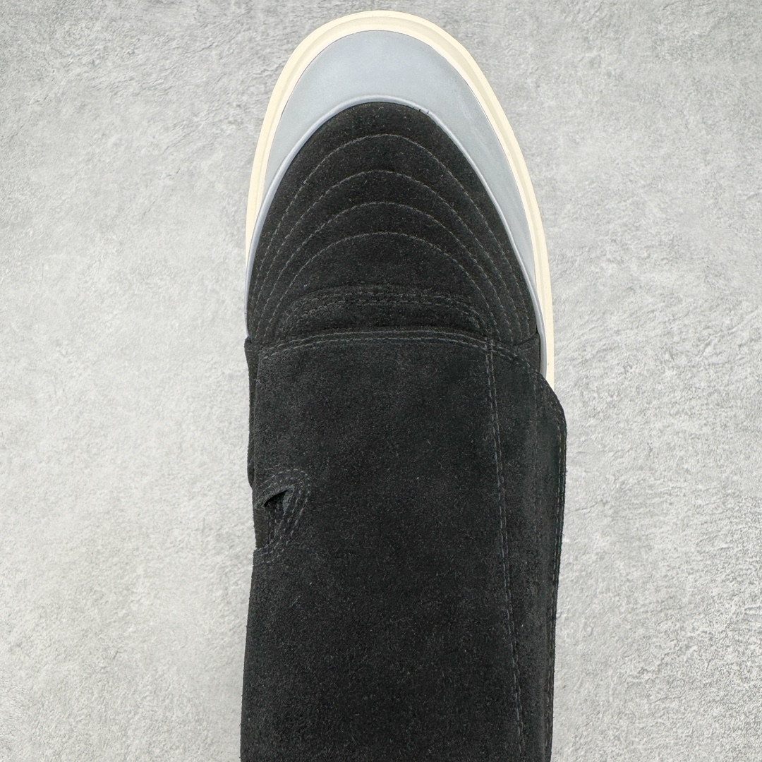 图片[4]-敬畏上帝/Fear of God FOG 101 High Top Sneaker 高帮板鞋 夜蓝浅灰米白色 欧美范儿必备 洛杉矶街头奢牌 平底低帮增高系带百搭休闲运动板鞋 附赠精致鞋带与配防尘袋配件 采用翻毛皮与牛剖革鞋面材质 外置耐磨橡胶大底 尺码：39 40 41 42 43 44 45-选品中心