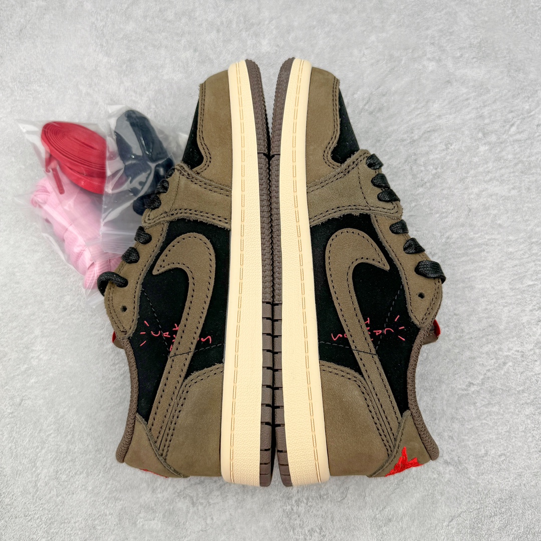 图片[5]-💰240 ＃SZ纯原 Travis Scott x Air Jordan AJ1 Low OG SP TS联名深棕倒钩低帮中童童鞋 CQ4277-001 重新定义童鞋市场 市场第一款原装童鞋 上脚必是全班最靓的仔 原纸板数据开发 原厂配置 市面唯一原装批次区别市面 原厂大底磨具真实半码 同步原厂十三个尺码段 原厂Prime Asia贝利进口皮料加持 原盒原配 原厂拉帮工艺 针距密度一致 后跟弧度收口自然不对折 极致一眼正品既视感 进口电脑针车工艺 鞋面清洁度最高QC检验标准 控制溢胶 广东原厂电绣工艺 鞋标鞋盒 防尘纸 均采购来自原厂 尺码：27.5 28 28.5 29.5 30 31 31.5 32 33 33.5 34 35 36 编码：by3936010-运动鞋