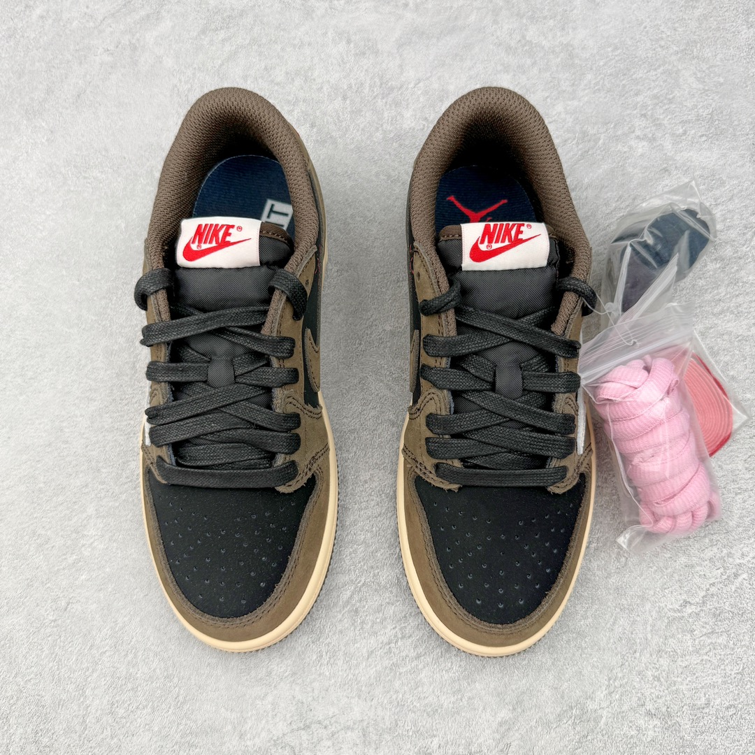 图片[2]-💰240 ＃SZ纯原 Travis Scott x Air Jordan AJ1 Low OG SP TS联名深棕倒钩低帮中童童鞋 CQ4277-001 重新定义童鞋市场 市场第一款原装童鞋 上脚必是全班最靓的仔 原纸板数据开发 原厂配置 市面唯一原装批次区别市面 原厂大底磨具真实半码 同步原厂十三个尺码段 原厂Prime Asia贝利进口皮料加持 原盒原配 原厂拉帮工艺 针距密度一致 后跟弧度收口自然不对折 极致一眼正品既视感 进口电脑针车工艺 鞋面清洁度最高QC检验标准 控制溢胶 广东原厂电绣工艺 鞋标鞋盒 防尘纸 均采购来自原厂 尺码：27.5 28 28.5 29.5 30 31 31.5 32 33 33.5 34 35 36 编码：by3936010-运动鞋