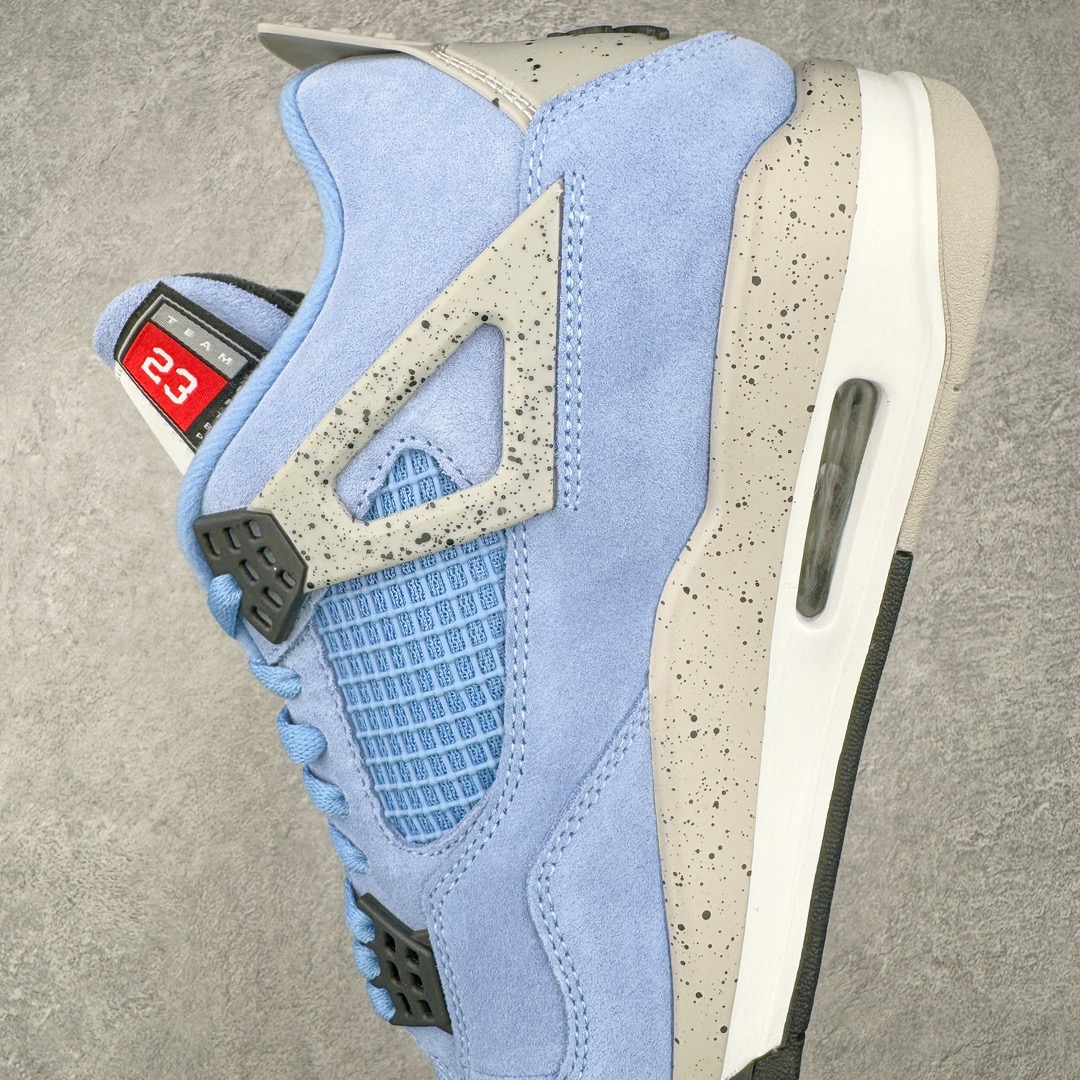 图片[7]-零售💰390 ＃PK4.0 Air Jordan AJ4 Retro SE \”University Blue\” 大学蓝 CT8527-400 原鞋开发原楦原纸板同源开发 完美呈现乔4的版型 内侧正确双色网格 还原细节 原厂皮料 正确气垫颜色 正确网格工艺 正确拉帮工艺 全鞋原装材料制作 原档案原模具打造 支持全方位与正品对比 尺码：40 40.5 41 42 42.5 43 44 44.5 45 46 47.5 48.5 编码：by3936090-运动鞋