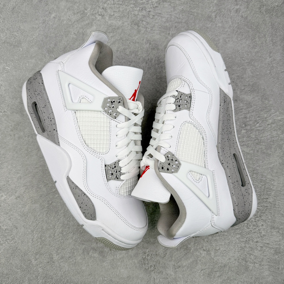 图片[3]-零售💰390 ＃PK4.0 Air Jordan AJ4 Retro SE \”White Oreo\”白灰奥利奥 货号：CT8527-100 原鞋开发原楦原纸板同源开发 完美呈现乔4的版型 内侧正确双色网格 还原细节 原厂皮料 正确气垫颜色 正确网格工艺 正确拉帮工艺 全鞋原装材料制作 原档案原模具打造 支持全方位与正品对比 尺码：40 40.5 41 42 42.5 43 44 44.5 45 46 47.5 48.5 编码：by3936090-运动鞋