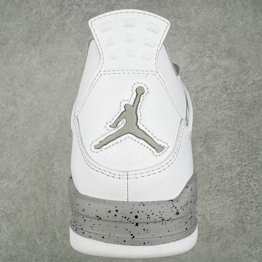 图片[8]-零售💰390 ＃PK4.0 Air Jordan AJ4 Retro SE \”White Oreo\”白灰奥利奥 货号：CT8527-100 原鞋开发原楦原纸板同源开发 完美呈现乔4的版型 内侧正确双色网格 还原细节 原厂皮料 正确气垫颜色 正确网格工艺 正确拉帮工艺 全鞋原装材料制作 原档案原模具打造 支持全方位与正品对比 尺码：40 40.5 41 42 42.5 43 44 44.5 45 46 47.5 48.5 编码：by3936090-运动鞋