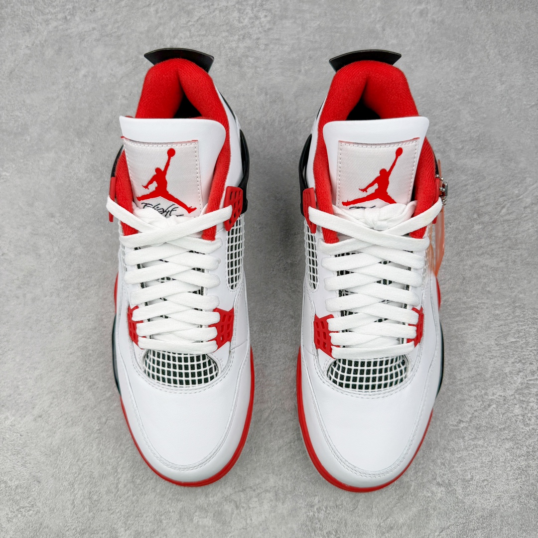 图片[2]-零售💰390 ＃PK4.0 Air Jordan AJ4 Retro \”Fire Red\” 火焰红 DC7770-160 原鞋开发原楦原纸板同源开发 完美呈现乔4的版型 内侧正确双色网格 还原细节 原厂皮料 正确气垫颜色 正确网格工艺 正确拉帮工艺 全鞋原装材料制作 原档案原模具打造 支持全方位与正品对比 尺码：40 40.5 41 42 42.5 43 44 44.5 45 46 47.5 48.5 编码：by3936090-运动鞋