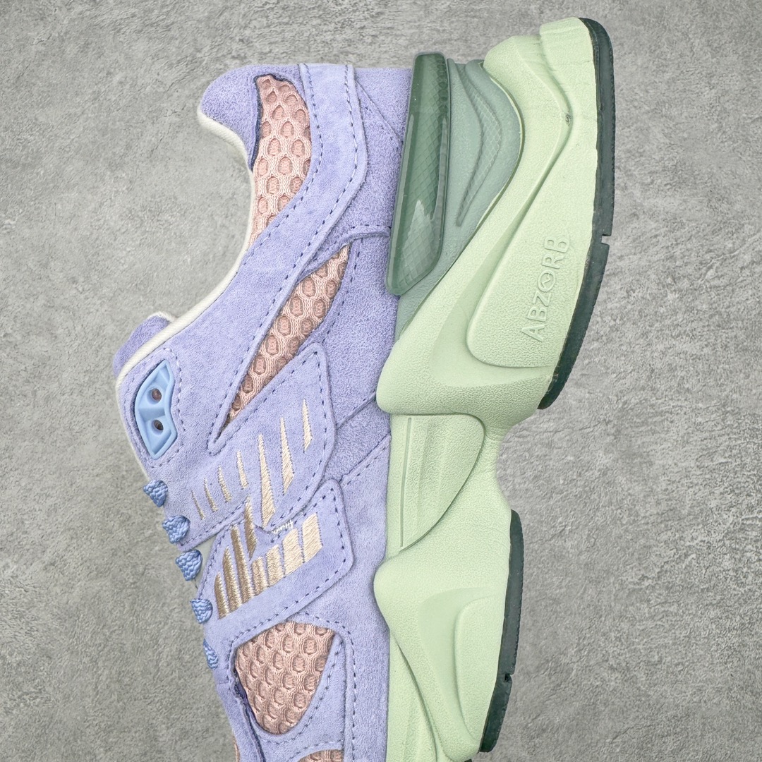 图片[7]-＃纯原特价福利 New Balance NB9060系列 新百伦绒面革网布经典百搭防滑耐磨透气低帮生活休闲鞋 全套原楦原纸板原厂数据开发 进口三明治网面 原装进口翻毛皮料正确绒感卡色 正确中底拉帮中底网布细节 原厂标裁 带紫光防伪 定制后跟透明水晶模块 冲裁组合 大底贴合程度胶水上色把控完美 整洁度挑战全网艺术家 多道序QC把关品质完善 匠心打造 耗时两个月开发完成 工艺极其复杂难度可想而知 新开独立私模大底 全网唯一正确六层组合大底 高端零售专供产物 尺码：36 37 37.5 38 38.5 39 40 40.5 41 42 42.5 43 44 45 46.5-选品中心