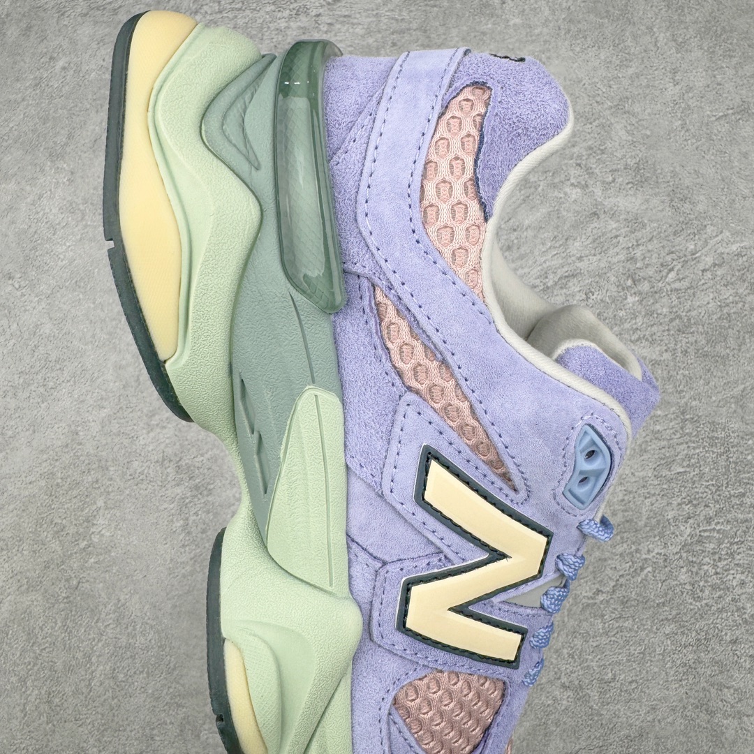 图片[6]-＃纯原特价福利 New Balance NB9060系列 新百伦绒面革网布经典百搭防滑耐磨透气低帮生活休闲鞋 全套原楦原纸板原厂数据开发 进口三明治网面 原装进口翻毛皮料正确绒感卡色 正确中底拉帮中底网布细节 原厂标裁 带紫光防伪 定制后跟透明水晶模块 冲裁组合 大底贴合程度胶水上色把控完美 整洁度挑战全网艺术家 多道序QC把关品质完善 匠心打造 耗时两个月开发完成 工艺极其复杂难度可想而知 新开独立私模大底 全网唯一正确六层组合大底 高端零售专供产物 尺码：36 37 37.5 38 38.5 39 40 40.5 41 42 42.5 43 44 45 46.5-选品中心