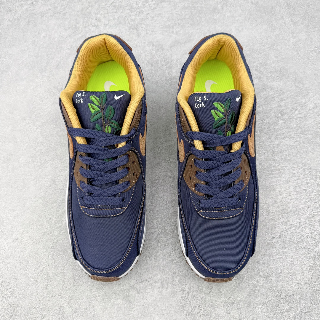 图片[2]-＃MX版 NK Air MAX 90 气垫复古减震跑步鞋 DD0385-400 经典重温 独家陆续补货 外单专供大厂出品 品质稳定 一百余色 终端操作 Air Max 90于1990年推出 来自Air Max系列 在Air Max 1的基础上改进而得 增加了气垫面积 外型上也更为流线 最特別的就是加入了菱纹塑胶嵌板 为Air Max 90增添了许多潮流气息 皮革鞋面 造就出色耐穿性和支撑力 Max Air缓震配置搭配泡棉中底 令Air Max 90轻盈而舒适 华夫格橡胶外底 铸就Air Max 90非凡的抓地力 而Air Max 90不仅是一双跑鞋 它成功跨越了时间的演进 成为了球鞋文化与潮流圈中最熟为人知的鞋款之一 尺码：36 36.5 37.5 38 38.5 39 40 40.5 41 42 42.5 43 44 44.5 45-选品中心