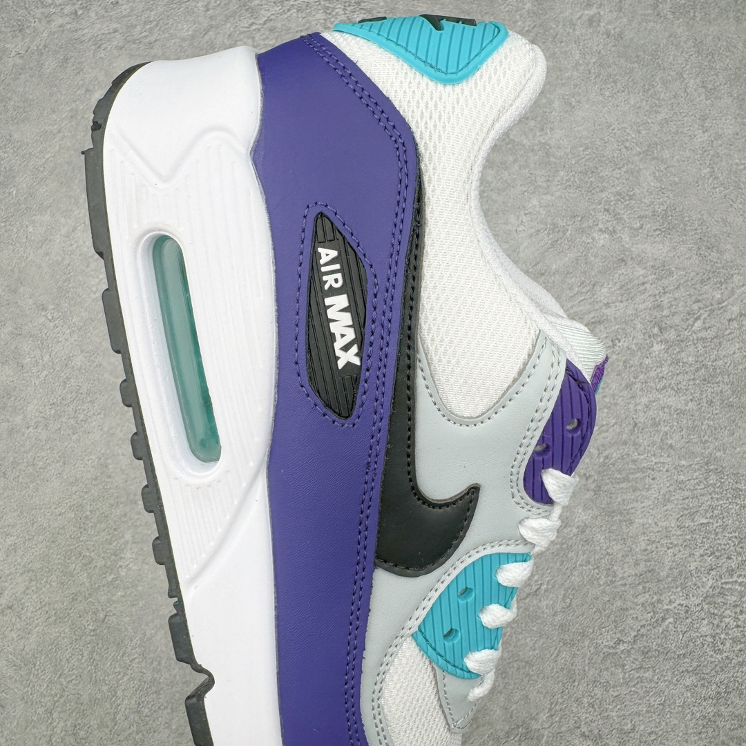 图片[6]-＃MX版 NK Air MAX 90 气垫复古减震跑步鞋 AJ1285-103 经典重温 独家陆续补货 外单专供大厂出品 品质稳定 一百余色 终端操作 Air Max 90于1990年推出 来自Air Max系列 在Air Max 1的基础上改进而得 增加了气垫面积 外型上也更为流线 最特別的就是加入了菱纹塑胶嵌板 为Air Max 90增添了许多潮流气息 皮革鞋面 造就出色耐穿性和支撑力 Max Air缓震配置搭配泡棉中底 令Air Max 90轻盈而舒适 华夫格橡胶外底 铸就Air Max 90非凡的抓地力 而Air Max 90不仅是一双跑鞋 它成功跨越了时间的演进 成为了球鞋文化与潮流圈中最熟为人知的鞋款之一 尺码：36 36.5 37.5 38 38.5 39 40 40.5 41 42 42.5 43 44 44.5 45-选品中心