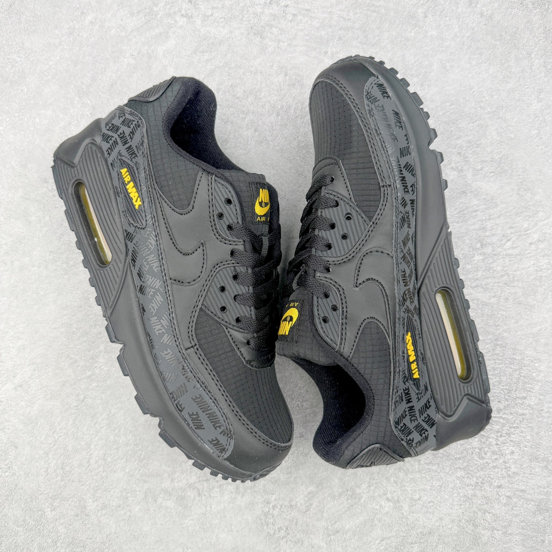 图片[3]-＃MX版 NK Air MAX 90 气垫复古减震跑步鞋 BQ4685-001 经典重温 独家陆续补货 外单专供大厂出品 品质稳定 一百余色 终端操作 Air Max 90于1990年推出 来自Air Max系列 在Air Max 1的基础上改进而得 增加了气垫面积 外型上也更为流线 最特別的就是加入了菱纹塑胶嵌板 为Air Max 90增添了许多潮流气息 皮革鞋面 造就出色耐穿性和支撑力 Max Air缓震配置搭配泡棉中底 令Air Max 90轻盈而舒适 华夫格橡胶外底 铸就Air Max 90非凡的抓地力 而Air Max 90不仅是一双跑鞋 它成功跨越了时间的演进 成为了球鞋文化与潮流圈中最熟为人知的鞋款之一 尺码：36 36.5 37.5 38 38.5 39 40 40.5 41 42 42.5 43 44 44.5 45-选品中心