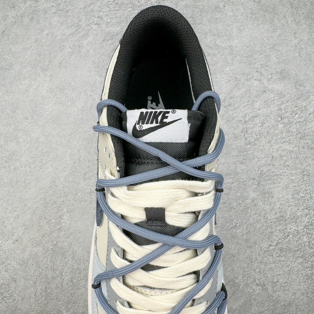 图片[6]-NK Dunk Low Retro 解构定制配色 以拆线为创作灵感 结合OW拆解鞋带的风格 以DUNK进行设计 并加入了解构风独特的元素 同时给鞋子做了旧vibe风的效果 让整体效果更加潮流 尺码：36 36.5 37.5 38 38.5 39 40 40.5 41 42 42.5 43 44 44.5 45 46 47.5-选品中心