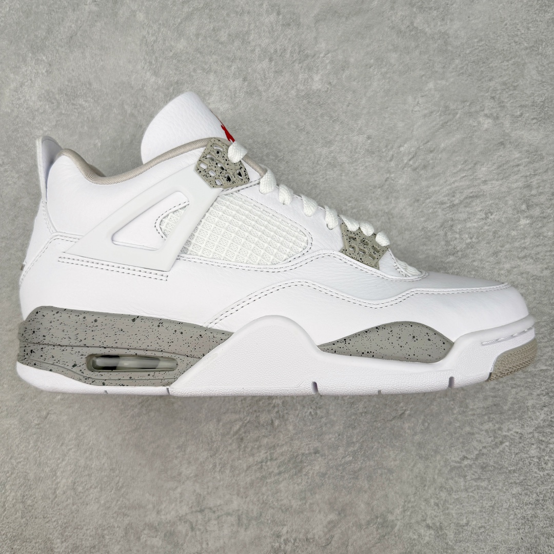 零售💰390 ＃PK纯原 Air Jordan AJ4 Retro SE \”White Oreo\”白灰奥利奥 货号：CT8527-100 耗时半年巨作 全套原纸板楦头开发 原厂特供皮料加持 确保原汁原味 完美呈现四代版型 一比一鞋头弧度高度鞋身弧度 数据细节工艺流程均保持原鞋一致 原厂TPU网格鞋带扣 正确内里网布 菱角分明不变形无多余毛边 柔软性质感一致于原鞋 原厂织唛标 原厂飞人电绣工艺 尾指中部跳三针 独家绑鞋带手法 印刷中底布 四线拉帮 米色美纹纸贴合固定 进口港宝加持 后跟自然饱满 全鞋荧光划线卡点 追求极致完美 每一双都是工艺品 多重QC质检 超越公司货的品控标准 实实在在的免检产品 尺码：40 40.5 41 42 42.5 43 44 44.5 45 46 47.5 编码：by3936090-运动鞋