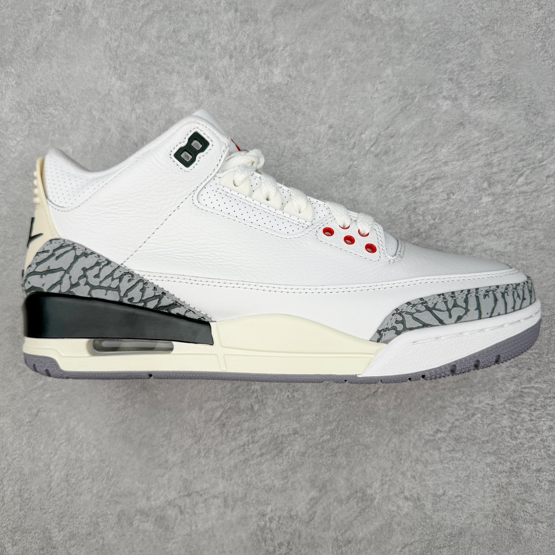 零售💰450 ＃PK纯原 Air Jordan AJ3 Retro 做旧白水泥 DN3707-100 目前市场最推荐的产品 市场唯一正确批次 操刀耗时半年巨作 超合理的单价 拒绝高利润 全套原纸板楦头开发 原厂大底磨具加持立体防滑纹理 原装可视Air Sole气垫 原汁原味最完美的三代版型 唯一正确鞋头趴度弧度高度鞋身腰线 原厂TPU彩虹扎染后跟饰片 正确内里反口里网布 皮料菱角分明不变形无多余毛边 广东原厂zp同批次手工大底描漆拉丝 市场唯一原厂鞋扣模具 原厂织唛标 原厂飞人电绣工艺 尾指中部跳三针 独家绑鞋带手法 印刷中底布 四线拉帮 米色美纹纸贴合固定 进口港宝加持 后跟自然饱满 全鞋荧光划线卡点 追求极致完美 每一双都是工艺品 多重QC质检 超越公司货的品控标准 实实在在的免检产品 尺码：40 40.5 41 42 42.5 43 44 44.5 45 46 47.5 48.5 编码：by4936050-运动鞋