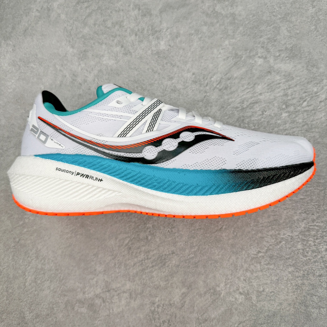 图片[3]-零售💰290 ＃SG纯原 Saucony Triumph 20 索康尼胜利20代旗舰级缓震型跑鞋 性能相比前几代再升级：鞋面采用全新升级的工学网设计 贴合脚部更透气 中底部分使用最新的PWRRUN+材质 搭配PWRRUN+鞋垫使中底的大幅加厚 10mm坡差进一步提供缓震、回弹性能 内底则采用了FORMFIT动态适应系统 动态契合脚型 提升包裹性和舒适性 提供更卓越的动态回馈体验 XT-900橡胶大底 可提供良好的抓地力和较强抗磨性能 SIZE：35.5 36 36.5 37.5 38 38.5 39 40 40.5 41 42 42.5 43 44 44.5 45 编码：by2936090-运动鞋