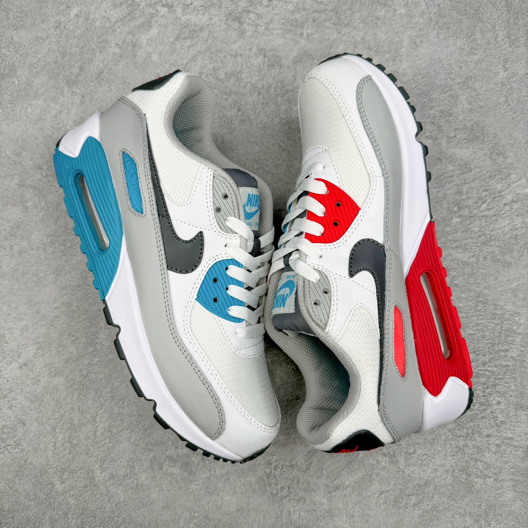 图片[3]-＃MX版 NK Air MAX 90 气垫复古减震跑步鞋 CV8839-100 经典重温 独家陆续补货 外单专供大厂出品 品质稳定 一百余色 终端操作 Air Max 90于1990年推出 来自Air Max系列 在Air Max 1的基础上改进而得 增加了气垫面积 外型上也更为流线 最特別的就是加入了菱纹塑胶嵌板 为Air Max 90增添了许多潮流气息 皮革鞋面 造就出色耐穿性和支撑力 Max Air缓震配置搭配泡棉中底 令Air Max 90轻盈而舒适 华夫格橡胶外底 铸就Air Max 90非凡的抓地力 而Air Max 90不仅是一双跑鞋 它成功跨越了时间的演进 成为了球鞋文化与潮流圈中最熟为人知的鞋款之一 尺码：36 36.5 37.5 38 38.5 39 40 40.5 41 42 42.5 43 44 44.5 45-选品中心