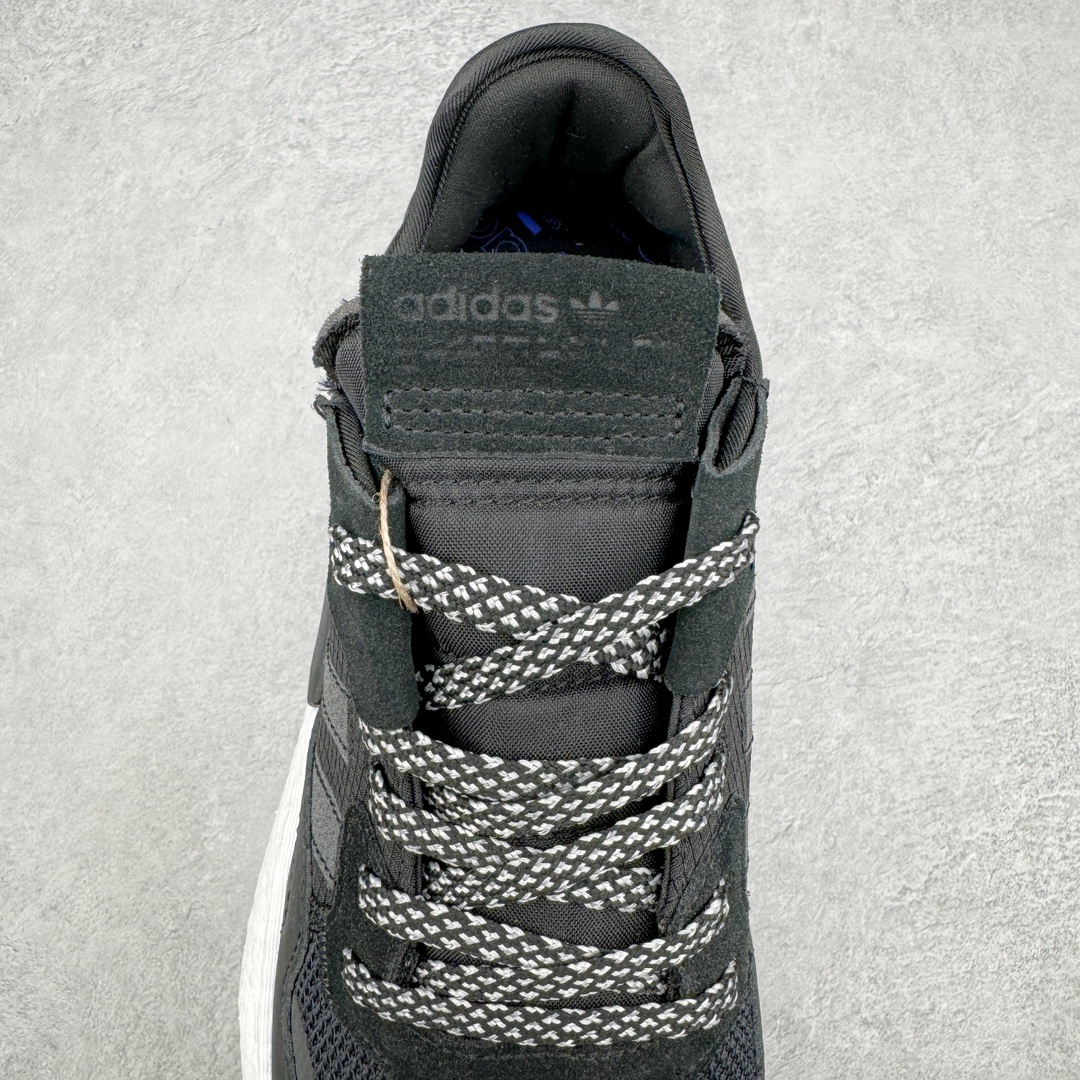 图片[5]-＃纯原福利 AD originals Nite Jogger Pride 夜行者减震耐磨低帮反光复古休闲百搭运动跑鞋 原厂材料 原厂大底 原装工艺 原鞋一致 记忆海绵 鞋眼使用原鞋一致电绣加针车工艺 后跟全部一致采用原鞋工艺 四针六线进口机 区别市面三针五线 头层皮打造 原厂流水标 3D喷漆 瞄漆 私家独模 网布搭配麂皮拼接打造鞋面 极具复古风格鞋头及鞋跟点缀3M反光设计 极为亮眼中底采用全掌Boost科技 厚度相当可观 脚感极佳 尺码：36 36⅔ 37⅓ 38 38⅔ 39⅓ 40 40⅔ 41⅓ 42 42⅔ 43⅓ 44 45-选品中心