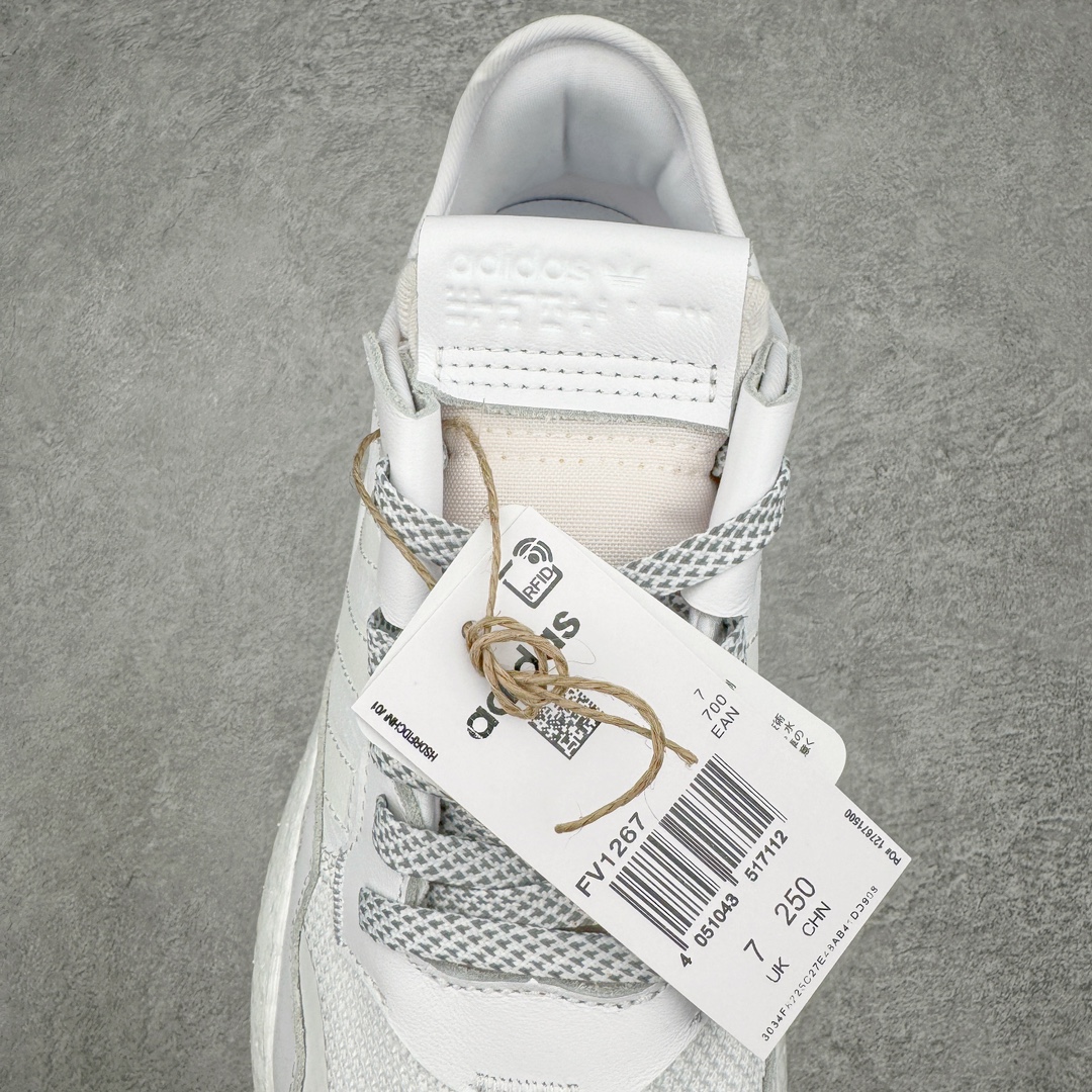 图片[5]-＃纯原福利 AD originals Nite Jogger Pride 夜行者减震耐磨低帮反光复古休闲百搭运动跑鞋 原厂材料 原厂大底 原装工艺 原鞋一致 记忆海绵 鞋眼使用原鞋一致电绣加针车工艺 后跟全部一致采用原鞋工艺 四针六线进口机 区别市面三针五线 头层皮打造 原厂流水标 3D喷漆 瞄漆 私家独模 网布搭配麂皮拼接打造鞋面 极具复古风格鞋头及鞋跟点缀3M反光设计 极为亮眼中底采用全掌Boost科技 厚度相当可观 脚感极佳 尺码：36 36⅔ 37⅓ 38 38⅔ 39⅓ 40 40⅔ 41⅓ 42 42⅔ 43⅓ 44 45-选品中心