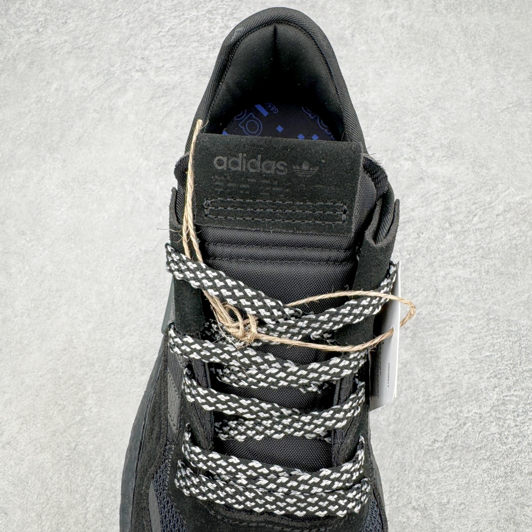 图片[5]-＃纯原福利 AD originals Nite Jogger Pride 夜行者减震耐磨低帮反光复古休闲百搭运动跑鞋 原厂材料 原厂大底 原装工艺 原鞋一致 记忆海绵 鞋眼使用原鞋一致电绣加针车工艺 后跟全部一致采用原鞋工艺 四针六线进口机 区别市面三针五线 头层皮打造 原厂流水标 3D喷漆 瞄漆 私家独模 网布搭配麂皮拼接打造鞋面 极具复古风格鞋头及鞋跟点缀3M反光设计 极为亮眼中底采用全掌Boost科技 厚度相当可观 脚感极佳 尺码：36 36⅔ 37⅓ 38 38⅔ 39⅓ 40 40⅔ 41⅓ 42 42⅔ 43⅓ 44 45-选品中心