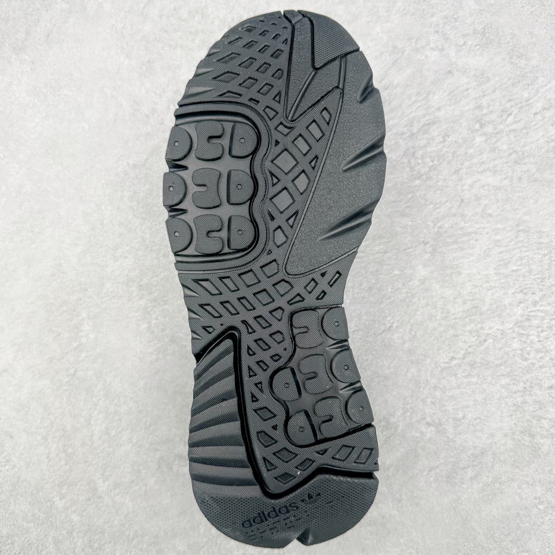 图片[9]-＃纯原福利 AD originals Nite Jogger Pride 夜行者减震耐磨低帮反光复古休闲百搭运动跑鞋 原厂材料 原厂大底 原装工艺 原鞋一致 记忆海绵 鞋眼使用原鞋一致电绣加针车工艺 后跟全部一致采用原鞋工艺 四针六线进口机 区别市面三针五线 头层皮打造 原厂流水标 3D喷漆 瞄漆 私家独模 网布搭配麂皮拼接打造鞋面 极具复古风格鞋头及鞋跟点缀3M反光设计 极为亮眼中底采用全掌Boost科技 厚度相当可观 脚感极佳 尺码：36 36⅔ 37⅓ 38 38⅔ 39⅓ 40 40⅔ 41⅓ 42 42⅔ 43⅓ 44 45-选品中心