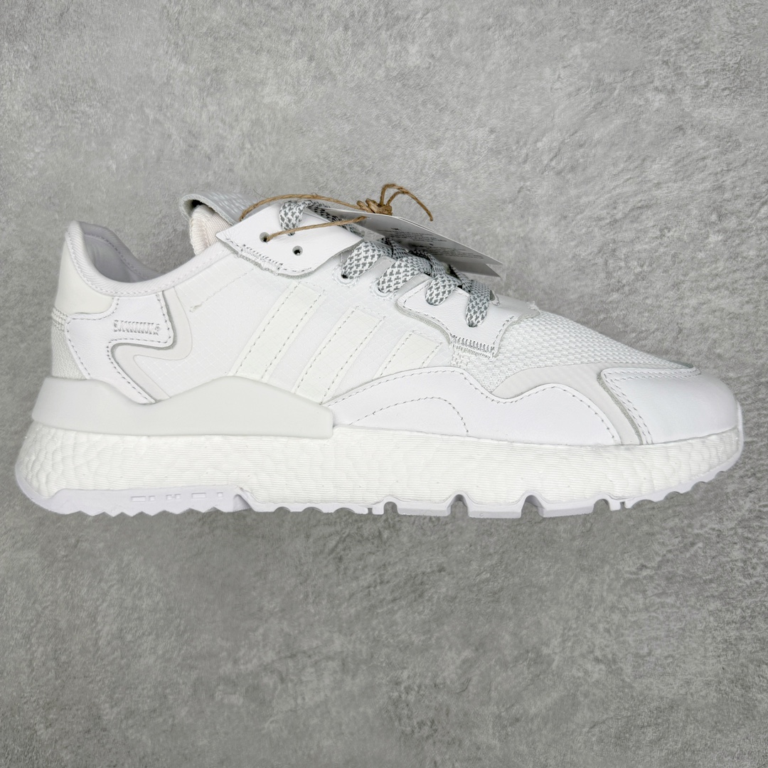 图片[6]-＃纯原福利 AD originals Nite Jogger Pride 夜行者减震耐磨低帮反光复古休闲百搭运动跑鞋 原厂材料 原厂大底 原装工艺 原鞋一致 记忆海绵 鞋眼使用原鞋一致电绣加针车工艺 后跟全部一致采用原鞋工艺 四针六线进口机 区别市面三针五线 头层皮打造 原厂流水标 3D喷漆 瞄漆 私家独模 网布搭配麂皮拼接打造鞋面 极具复古风格鞋头及鞋跟点缀3M反光设计 极为亮眼中底采用全掌Boost科技 厚度相当可观 脚感极佳 尺码：36 36⅔ 37⅓ 38 38⅔ 39⅓ 40 40⅔ 41⅓ 42 42⅔ 43⅓ 44 45-选品中心