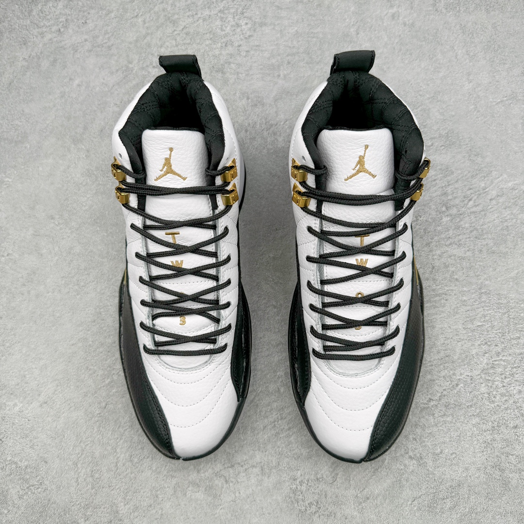 图片[2]-零售💰320 ＃JH外贸版 Air Jordan AJ12 Retro 黑白金 货号：CT8013-170 原楦原纸板开发 原汁原味12代鞋型 进口头层皮料 用料绝不含糊 原盒原配 平台外单特供 极限压缩成本 最直接的单价 独家供应开发至49码 SIZE：40 40.5 41 42 42.5 43 44 44.5 45 45.5 46 47.5 48 49 编码：Xby3936020-运动鞋