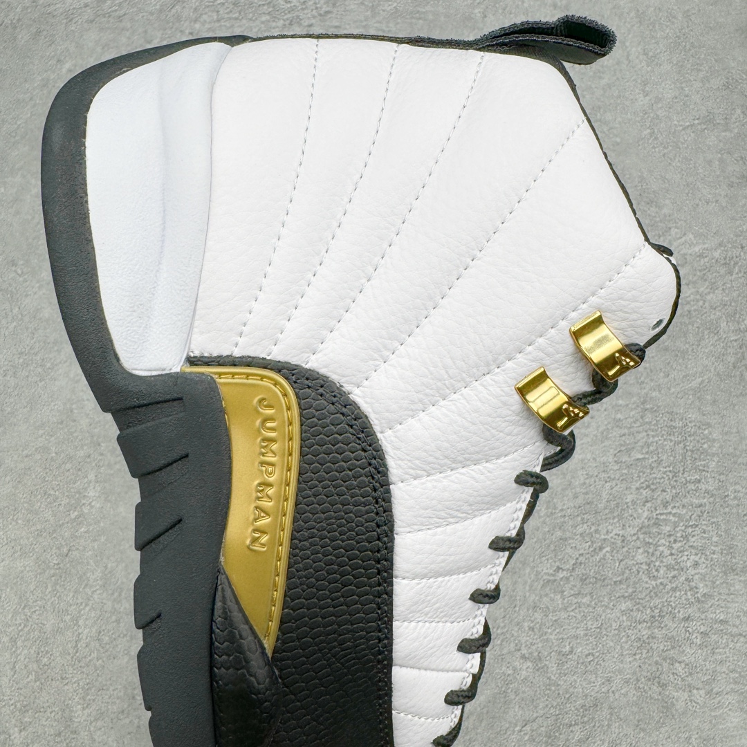 图片[6]-零售💰320 ＃JH外贸版 Air Jordan AJ12 Retro 黑白金 货号：CT8013-170 原楦原纸板开发 原汁原味12代鞋型 进口头层皮料 用料绝不含糊 原盒原配 平台外单特供 极限压缩成本 最直接的单价 独家供应开发至49码 SIZE：40 40.5 41 42 42.5 43 44 44.5 45 45.5 46 47.5 48 49 编码：Xby3936020-运动鞋