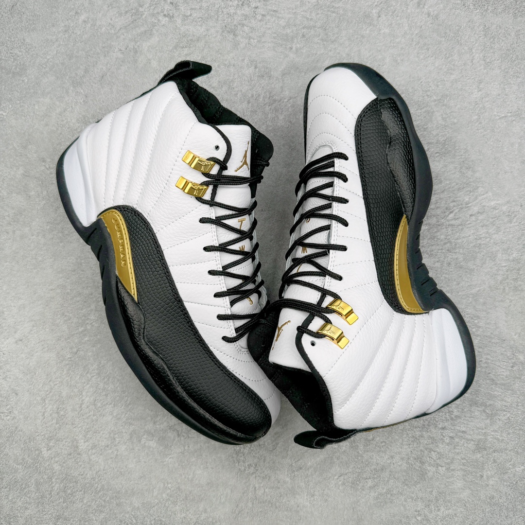 图片[3]-零售💰320 ＃JH外贸版 Air Jordan AJ12 Retro 黑白金 货号：CT8013-170 原楦原纸板开发 原汁原味12代鞋型 进口头层皮料 用料绝不含糊 原盒原配 平台外单特供 极限压缩成本 最直接的单价 独家供应开发至49码 SIZE：40 40.5 41 42 42.5 43 44 44.5 45 45.5 46 47.5 48 49 编码：Xby3936020-运动鞋