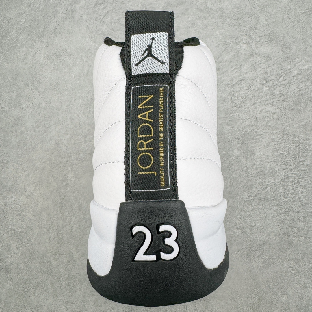 图片[8]-零售💰320 ＃JH外贸版 Air Jordan AJ12 Retro 黑白金 货号：CT8013-170 原楦原纸板开发 原汁原味12代鞋型 进口头层皮料 用料绝不含糊 原盒原配 平台外单特供 极限压缩成本 最直接的单价 独家供应开发至49码 SIZE：40 40.5 41 42 42.5 43 44 44.5 45 45.5 46 47.5 48 49 编码：Xby3936020-运动鞋