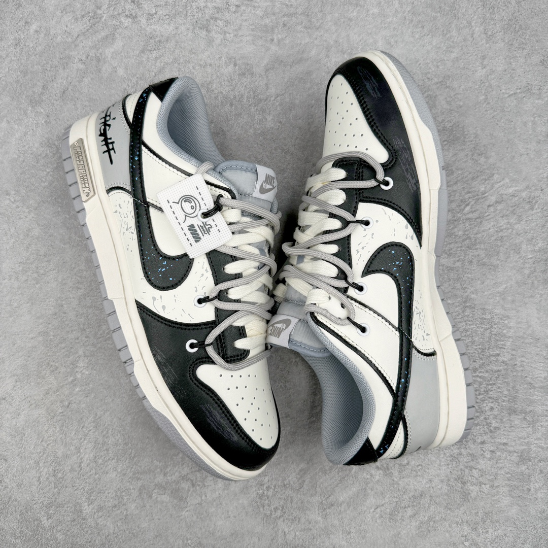 图片[3]-＃CS纯原 盲盒福利 NK Dunk Low 熊猫恶作剧 星际迷航 黑白 DJ6188-003 口碑大厂出品 品控大底版型不断改良更新品质稳定 全套原纸板楦头开发 确保原汁原味 完美呈现DUNK版型 原厂玻璃冲刀 超高清洁度 全鞋零毛边皮料切割 通过独特多巴胺配色渐变设计、解构麻绳鞋带等细节 让嘻哈元素和潮流元素相结合 尽显帅气本质 设计上尽显特色 百搭耐看 表现出特有的潮流感 整鞋风格鲜明 极具美学 穿出门更是回头率满满 尺码：36 36.5 37.5 38 38.5 39 40 40.5 41 42 42.5 43 44 44.5 45 46-选品中心