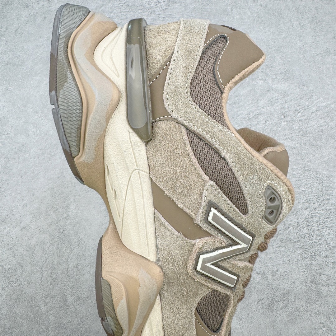 图片[6]-＃纯原特价福利 New Balance NB9060系列 新百伦绒面革网布经典百搭防滑耐磨透气低帮生活休闲鞋 全套原楦原纸板原厂数据开发 进口三明治网面 原装进口翻毛皮料正确绒感卡色 正确中底拉帮中底网布细节 原厂标裁 带紫光防伪 定制后跟透明水晶模块 冲裁组合 大底贴合程度胶水上色把控完美 整洁度挑战全网艺术家 多道序QC把关品质完善 匠心打造 耗时两个月开发完成 工艺极其复杂难度可想而知 新开独立私模大底 全网唯一正确六层组合大底 高端零售专供产物 尺码：36 37 37.5 38 38.5 39 40 40.5 41 42 42.5 43 44 45 46.5-选品中心