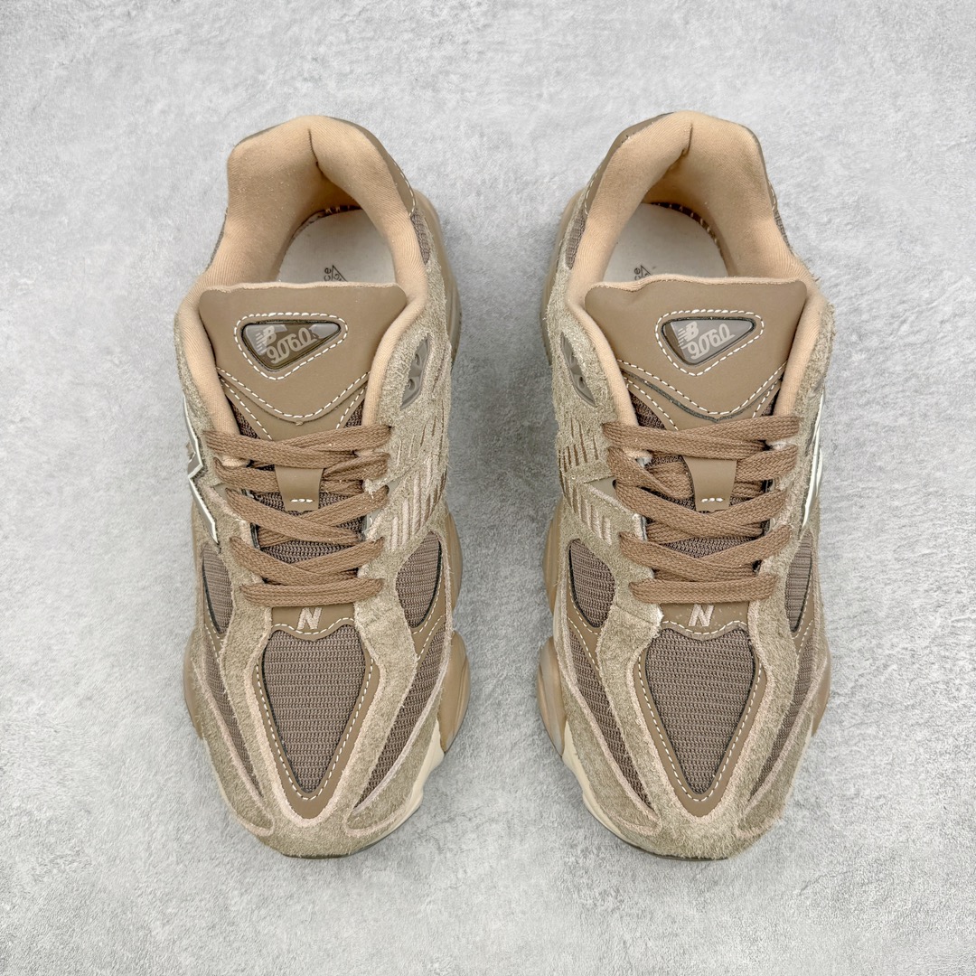 图片[2]-＃纯原特价福利 New Balance NB9060系列 新百伦绒面革网布经典百搭防滑耐磨透气低帮生活休闲鞋 全套原楦原纸板原厂数据开发 进口三明治网面 原装进口翻毛皮料正确绒感卡色 正确中底拉帮中底网布细节 原厂标裁 带紫光防伪 定制后跟透明水晶模块 冲裁组合 大底贴合程度胶水上色把控完美 整洁度挑战全网艺术家 多道序QC把关品质完善 匠心打造 耗时两个月开发完成 工艺极其复杂难度可想而知 新开独立私模大底 全网唯一正确六层组合大底 高端零售专供产物 尺码：36 37 37.5 38 38.5 39 40 40.5 41 42 42.5 43 44 45 46.5-选品中心