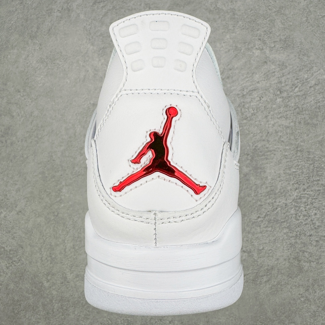 图片[8]-＃K版纯原 Air Jordan AJ4 Retro 白红 CT8527-112 全新升级改良 原鞋原楦原纸板同源开发 完美呈现乔4的版型 内侧正确双色网格 还原细节 原厂皮料 正确气垫颜色 正确网格工艺 正确拉帮工艺 全鞋原装材料制作 原档案原模具打造 支持全方位与正品对比 尺码：40 40.5 41 42 42.5 43 44 44.5 45 46 47.5-选品中心
