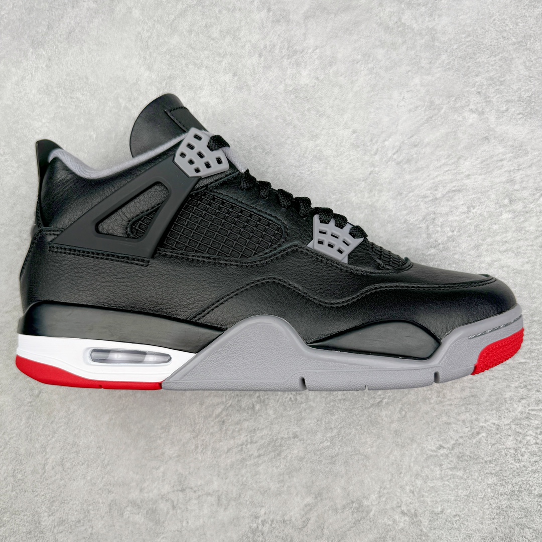 零售💰410 ＃PK纯原 Air Jordan AJ4 \”Bred Reimagined\” 黑红2024 FV5029-006 耗时半年巨作 全套原纸板楦头开发 原厂特供皮料加持 确保原汁原味 完美呈现四代版型 一比一鞋头弧度高度鞋身弧度 数据细节工艺流程均保持原鞋一致 原厂TPU网格鞋带扣 正确内里网布 菱角分明不变形无多余毛边 柔软性质感一致于原鞋 原厂织唛标 原厂飞人电绣工艺 尾指中部跳三针 独家绑鞋带手法 印刷中底布 四线拉帮 米色美纹纸贴合固定 进口港宝加持 后跟自然饱满 全鞋荧光划线卡点 追求极致完美 每一双都是工艺品 多重QC质检 超越公司货的品控标准 实实在在的免检产品 尺码：40 40.5 41 42 42.5 43 44 44.5 45 46 47.5 编码：by4936010-运动鞋