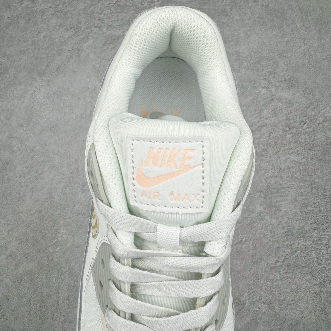 图片[5]-＃MX版 NK Air MAX 90 气垫复古减震跑步鞋 616730-012 经典重温 独家陆续补货 外单专供大厂出品 品质稳定 一百余色 终端操作 Air Max 90于1990年推出 来自Air Max系列 在Air Max 1的基础上改进而得 增加了气垫面积 外型上也更为流线 最特別的就是加入了菱纹塑胶嵌板 为Air Max 90增添了许多潮流气息 皮革鞋面 造就出色耐穿性和支撑力 Max Air缓震配置搭配泡棉中底 令Air Max 90轻盈而舒适 华夫格橡胶外底 铸就Air Max 90非凡的抓地力 而Air Max 90不仅是一双跑鞋 它成功跨越了时间的演进 成为了球鞋文化与潮流圈中最熟为人知的鞋款之一 尺码：36 36.5 37.5 38 38.5 39 40 40.5 41 42 42.5 43 44 44.5 45-选品中心