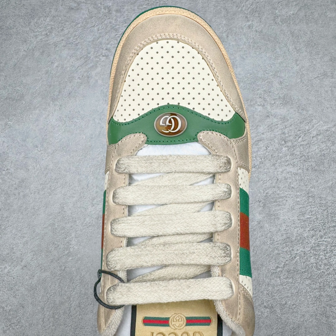 280 Gucci Distressed Screener sneaker 古驰小脏鞋系列经典原型复古百搭做旧老爹板鞋