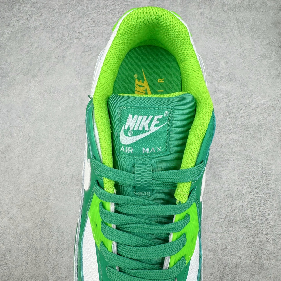 图片[5]-＃MX版 NK Air MAX 90 气垫复古减震跑步鞋 DD8555-300 经典重温 独家陆续补货 外单专供大厂出品 品质稳定 一百余色 终端操作 Air Max 90于1990年推出 来自Air Max系列 在Air Max 1的基础上改进而得 增加了气垫面积 外型上也更为流线 最特別的就是加入了菱纹塑胶嵌板 为Air Max 90增添了许多潮流气息 皮革鞋面 造就出色耐穿性和支撑力 Max Air缓震配置搭配泡棉中底 令Air Max 90轻盈而舒适 华夫格橡胶外底 铸就Air Max 90非凡的抓地力 而Air Max 90不仅是一双跑鞋 它成功跨越了时间的演进 成为了球鞋文化与潮流圈中最熟为人知的鞋款之一 尺码：36 36.5 37.5 38 38.5 39 40 40.5 41 42 42.5 43 44 44.5 45-选品中心