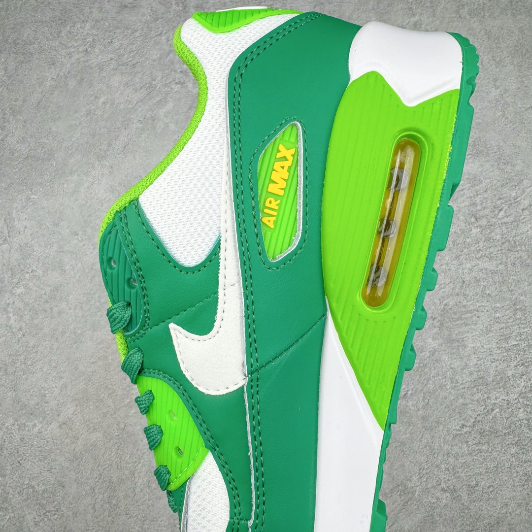 图片[7]-＃MX版 NK Air MAX 90 气垫复古减震跑步鞋 DD8555-300 经典重温 独家陆续补货 外单专供大厂出品 品质稳定 一百余色 终端操作 Air Max 90于1990年推出 来自Air Max系列 在Air Max 1的基础上改进而得 增加了气垫面积 外型上也更为流线 最特別的就是加入了菱纹塑胶嵌板 为Air Max 90增添了许多潮流气息 皮革鞋面 造就出色耐穿性和支撑力 Max Air缓震配置搭配泡棉中底 令Air Max 90轻盈而舒适 华夫格橡胶外底 铸就Air Max 90非凡的抓地力 而Air Max 90不仅是一双跑鞋 它成功跨越了时间的演进 成为了球鞋文化与潮流圈中最熟为人知的鞋款之一 尺码：36 36.5 37.5 38 38.5 39 40 40.5 41 42 42.5 43 44 44.5 45-选品中心