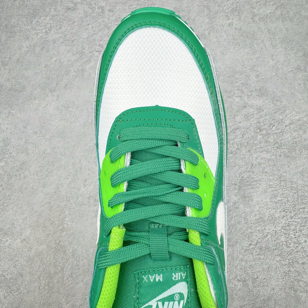 图片[4]-＃MX版 NK Air MAX 90 气垫复古减震跑步鞋 DD8555-300 经典重温 独家陆续补货 外单专供大厂出品 品质稳定 一百余色 终端操作 Air Max 90于1990年推出 来自Air Max系列 在Air Max 1的基础上改进而得 增加了气垫面积 外型上也更为流线 最特別的就是加入了菱纹塑胶嵌板 为Air Max 90增添了许多潮流气息 皮革鞋面 造就出色耐穿性和支撑力 Max Air缓震配置搭配泡棉中底 令Air Max 90轻盈而舒适 华夫格橡胶外底 铸就Air Max 90非凡的抓地力 而Air Max 90不仅是一双跑鞋 它成功跨越了时间的演进 成为了球鞋文化与潮流圈中最熟为人知的鞋款之一 尺码：36 36.5 37.5 38 38.5 39 40 40.5 41 42 42.5 43 44 44.5 45-选品中心