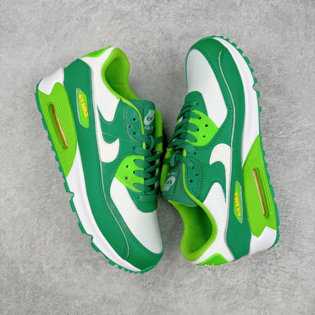 图片[3]-＃MX版 NK Air MAX 90 气垫复古减震跑步鞋 DD8555-300 经典重温 独家陆续补货 外单专供大厂出品 品质稳定 一百余色 终端操作 Air Max 90于1990年推出 来自Air Max系列 在Air Max 1的基础上改进而得 增加了气垫面积 外型上也更为流线 最特別的就是加入了菱纹塑胶嵌板 为Air Max 90增添了许多潮流气息 皮革鞋面 造就出色耐穿性和支撑力 Max Air缓震配置搭配泡棉中底 令Air Max 90轻盈而舒适 华夫格橡胶外底 铸就Air Max 90非凡的抓地力 而Air Max 90不仅是一双跑鞋 它成功跨越了时间的演进 成为了球鞋文化与潮流圈中最熟为人知的鞋款之一 尺码：36 36.5 37.5 38 38.5 39 40 40.5 41 42 42.5 43 44 44.5 45-选品中心