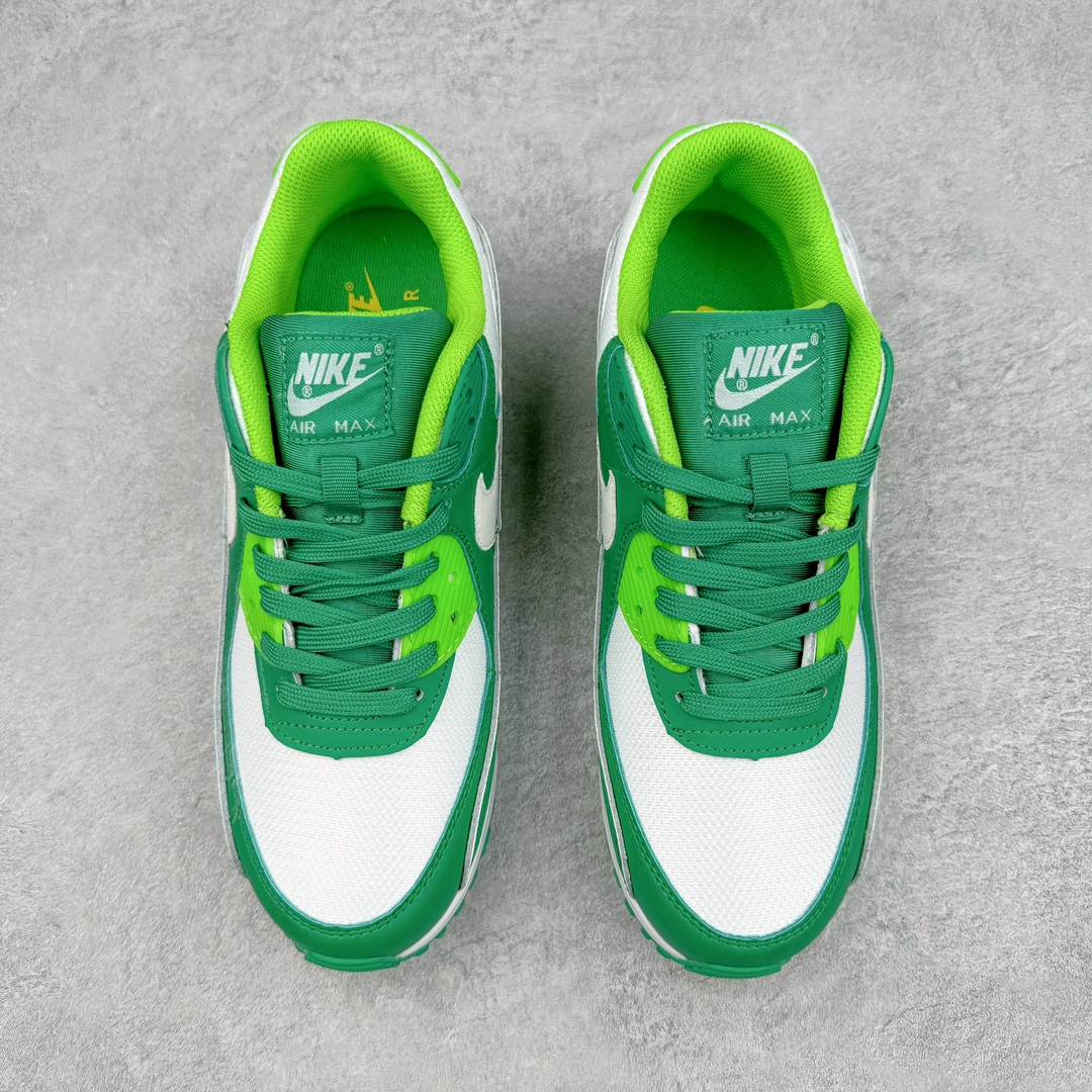 图片[2]-＃MX版 NK Air MAX 90 气垫复古减震跑步鞋 DD8555-300 经典重温 独家陆续补货 外单专供大厂出品 品质稳定 一百余色 终端操作 Air Max 90于1990年推出 来自Air Max系列 在Air Max 1的基础上改进而得 增加了气垫面积 外型上也更为流线 最特別的就是加入了菱纹塑胶嵌板 为Air Max 90增添了许多潮流气息 皮革鞋面 造就出色耐穿性和支撑力 Max Air缓震配置搭配泡棉中底 令Air Max 90轻盈而舒适 华夫格橡胶外底 铸就Air Max 90非凡的抓地力 而Air Max 90不仅是一双跑鞋 它成功跨越了时间的演进 成为了球鞋文化与潮流圈中最熟为人知的鞋款之一 尺码：36 36.5 37.5 38 38.5 39 40 40.5 41 42 42.5 43 44 44.5 45-选品中心