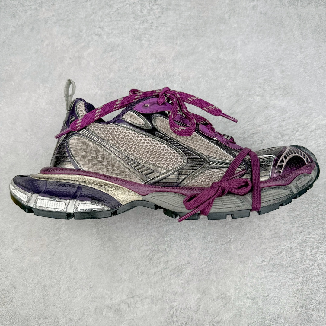 图片[5]-＃XA BALENCIAGA 3XL Sneakers 巴黎世家十代网布系带低帮走秀复古老爹鞋 全套原纸板楦头开发 最原汁原味的灵魂版型 全鞋荧光划线卡点 胶水把控整洁度追求极致完美 每一双都是工艺品 多重QC质检 超越公司货的品控标准 实实在在的免检产品 原盒原配 正确字体电绣 粗细、位置、大小正确 侧边TPU 透气孔匹配意产原版 正确分离大底 TPU软底 原版一致大底LOGO 立体感十足 原厂皮料水洗做旧 采购原厂网纱 不含皮革 网布材料和聚氨酯 磨损效果 鞋头边缘和后帮 Balenciaga 徽标 鞋面和后跟凸印尺码 鞋舌 3XL 橡胶品牌标识和反光细节 鞋帮拉袢和鞋舌拉祥 配反光细节 备用鞋带在鞋履前侧 可在穿着前取下 便于不同造型搭配 正常尺码 尺码：35 36 37 38 39 40 41 42 43 44 45 46-选品中心